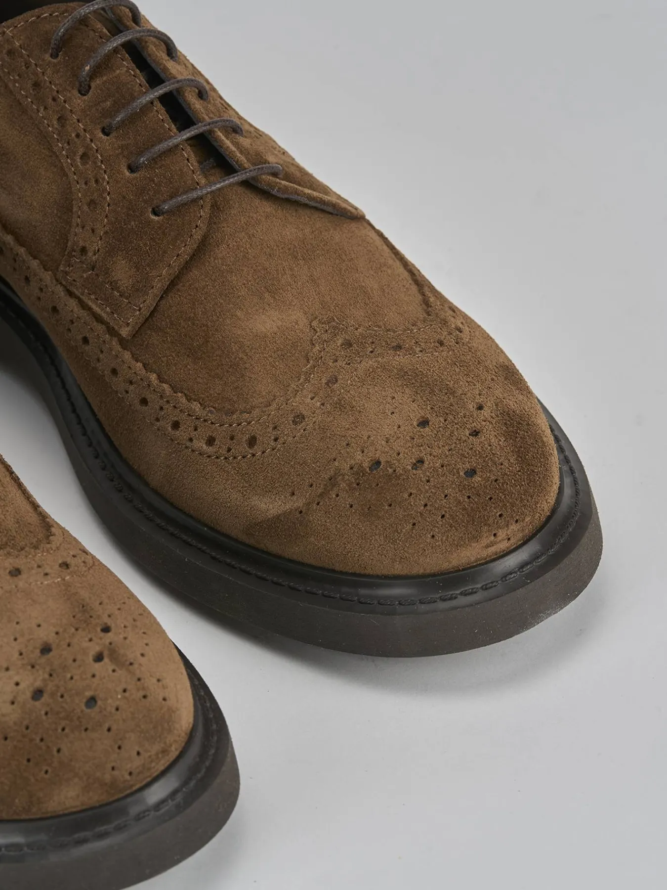 Sale Stringate camoscio Uomo Stringate