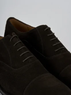 Online Stringate camoscio testa Uomo Stringate