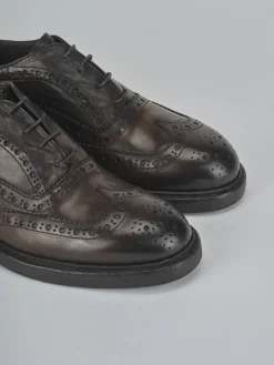 Sale Stringate pelle testa Uomo Stringate