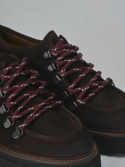 Clearance Stringate tacco 3cm camoscio testa Donna Stringate