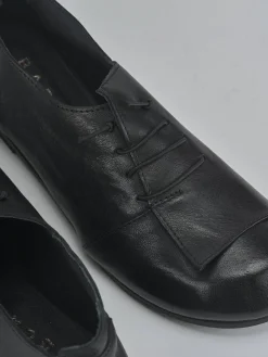 Outlet Stringate tacco 1cm pelle Donna Stringate