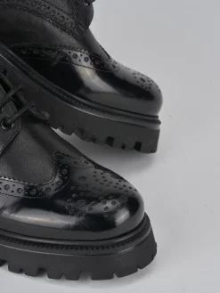 Hot Stringate tacco 2cm pelle Donna Stringate