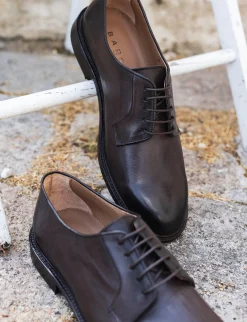 Best Stringate tacco 1cm pelle testa Uomo Stringate