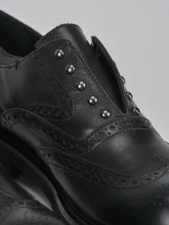 Outlet Stringate tacco 2cm pelle Donna Stringate