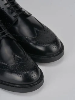 Sale Stringate tacco 2cm pelle Donna Stringate