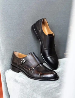 Sale Stringate tacco 1cm pelle Uomo Stringate