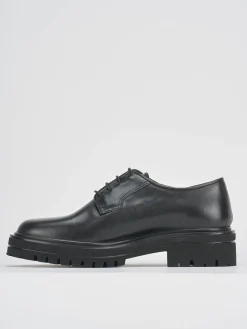 Stringate tacco 2cm pelle Donna Stringate