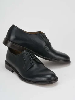 Clearance Stringate tacco 1cm pelle Uomo Stringate