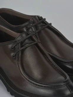 Outlet Stringate tacco 2cm pelle testa Donna Stringate