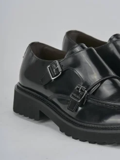 Outlet Stringate tacco 3cm pelle Donna Stringate