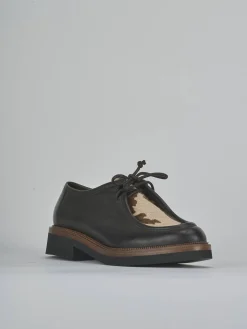 Outlet Stringate tacco 2cm pelle testa Donna Stringate