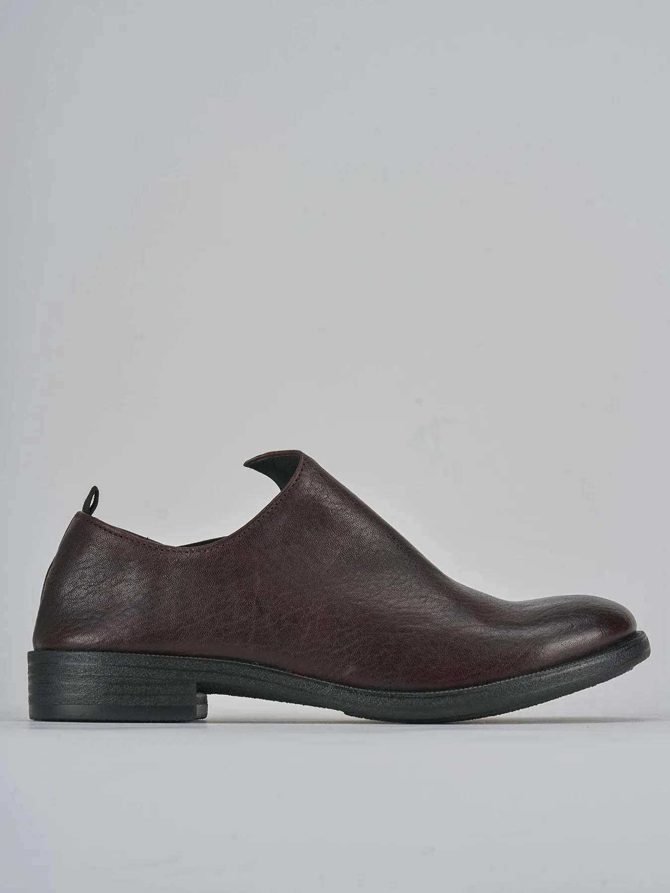 Stringate tacco 1cm pelle bordo' Donna Stringate