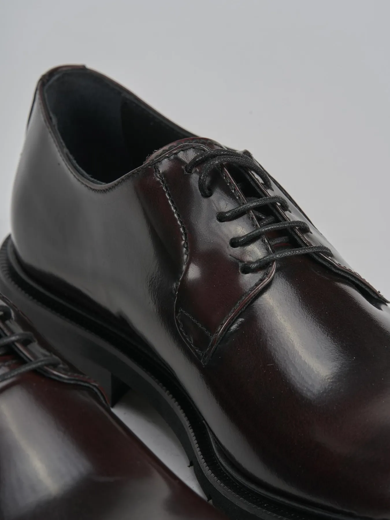 New Stringate tacco 2cm pelle bordo' Donna Stringate