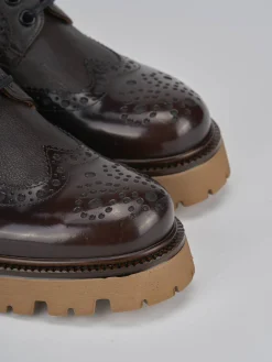 Best Stringate tacco 2cm pelle testa Donna Stringate