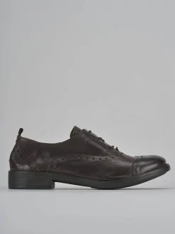 Outlet Stringate tacco 1cm pelle testa Donna Stringate