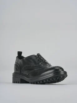 Sale Stringate tacco 2cm pelle Donna Stringate