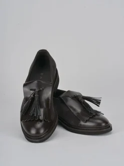 Stringate tacco 2cm pelle testa Donna Stringate