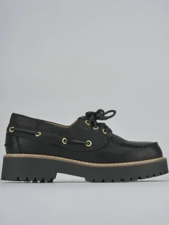 Discount Stringate tacco 3cm pelle Donna Stringate