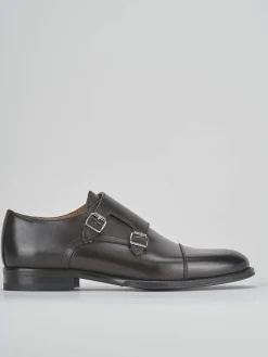 Sale Stringate tacco 1cm pelle testa Uomo Stringate