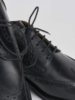 Online Stringate tacco 1cm pelle Uomo Stringate