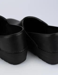 Discount Zoccolo zeppa 2cm pelle Donna Mocassini